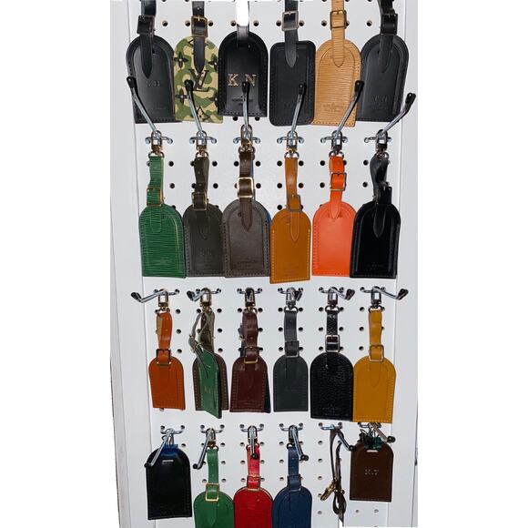 Louis Vuitton Blue Name Tag w/Poignet Strap Large 1 Set - Dark Blue 🇫🇷 - Picture 7 of 10